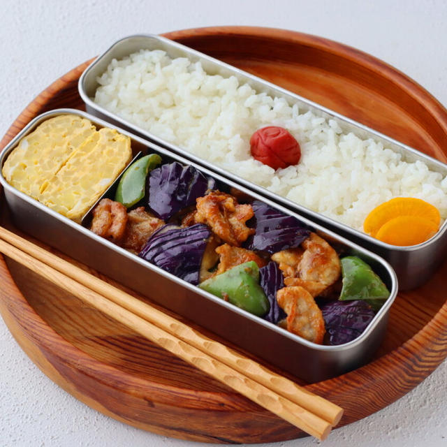 【2品弁当レシピ】茄子を色鮮やかに「なすと豚肉の味噌炒め」「ジャガバター卵焼き」 連載更新しました