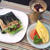 朝ごはん！今朝は気分を変えてライスバーガー&あずききな粉の和ヨーグルト