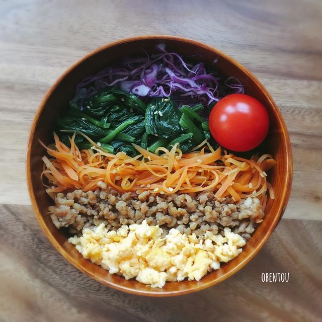 本日の自分弁当~始めて作った5色弁当~/お醤油