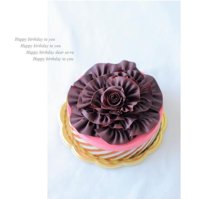 フランボワーズのムースでお誕生日おめでとう♪