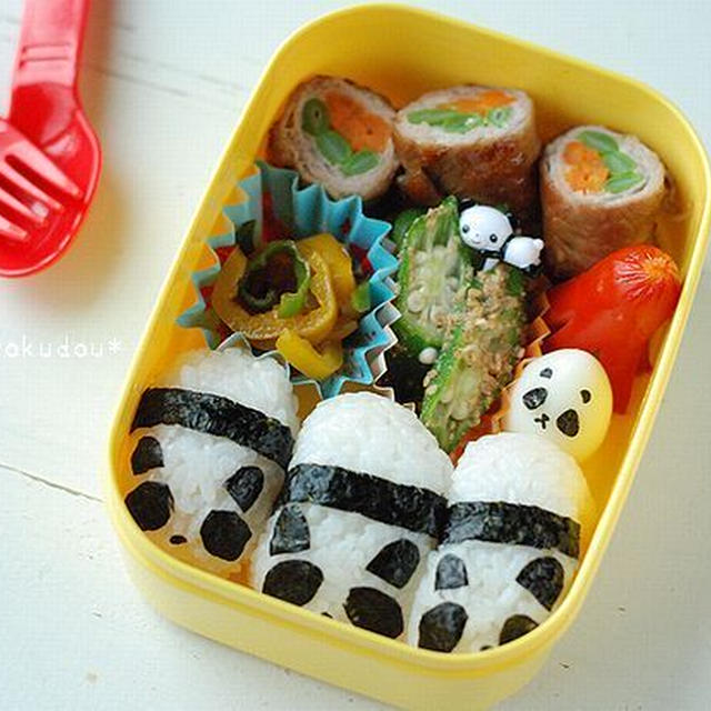 始業式＊ごろごろパンダのお弁当