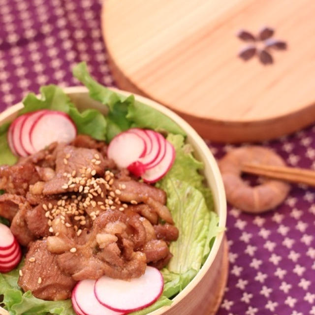 カフェ弁当☆焼肉弁当