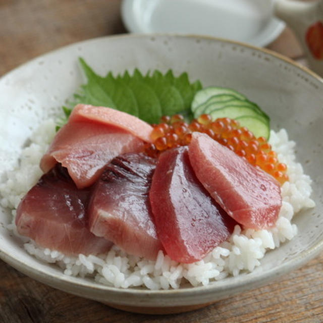 時間がない日の、のっけるだけ海鮮丼
