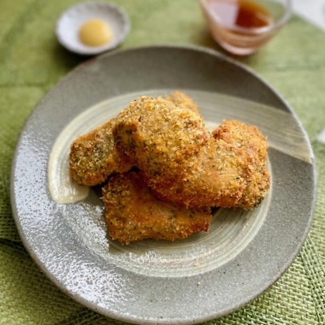 【かつおの刺身で作るチーズパン粉フライ】おうちごはんの特集記事に掲載です！