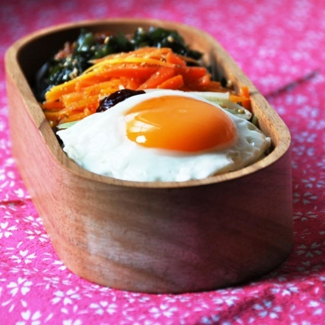 韓国風ビビンパのり弁。