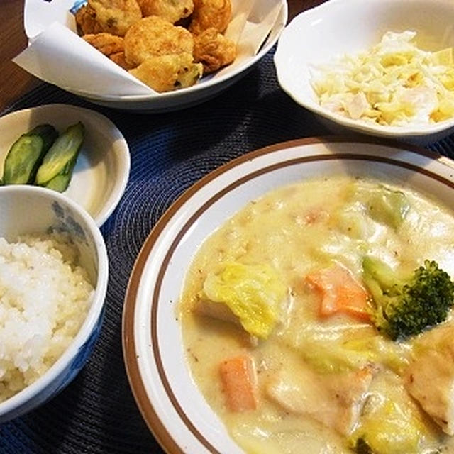 週末はだんじり祭り　＆　白菜のクリーム煮