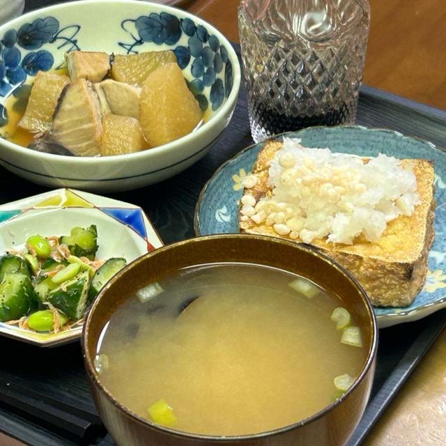 6.9☆【ウチの夜ごはん】ブリ大根とか、❣️ﾃﾞｽ。