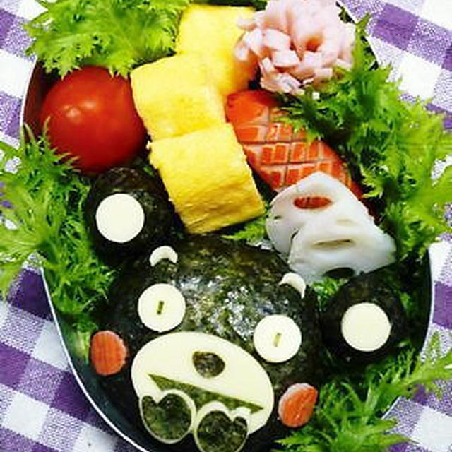 キャラ弁**くまモン