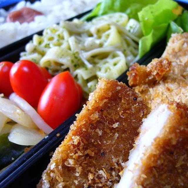 「揚げない」とんかつ弁当～☆