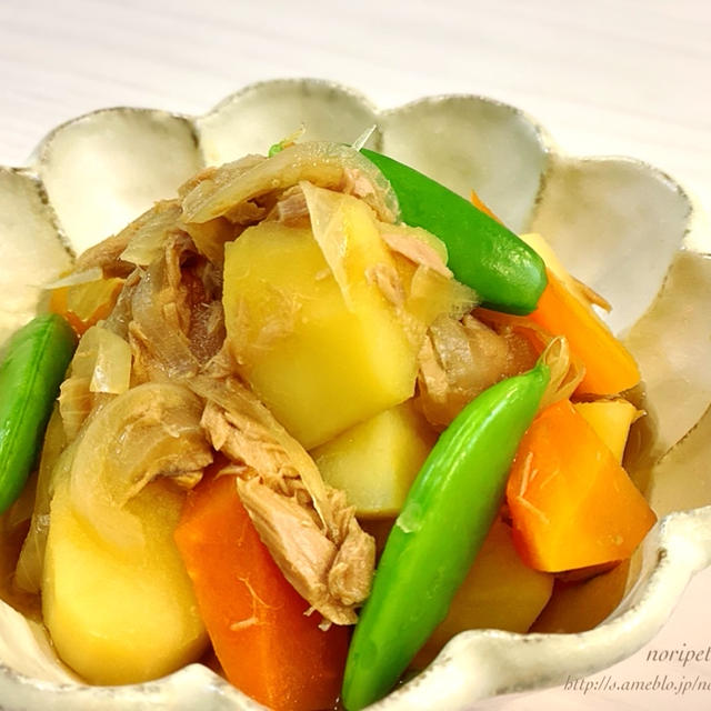 味付けひとつ！レンチンde<簡単>うまぁ〜い♡ツナじゃが