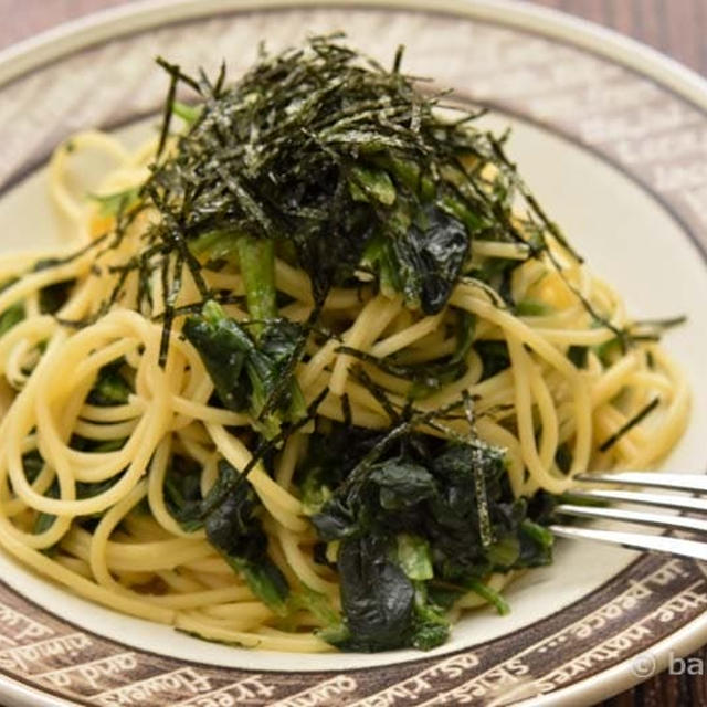 宮崎県産冷凍ほうれん草で作る「たらことほうれん草のパスタ」