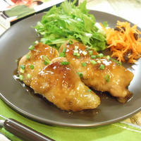 お安くボリュームおかずに♪肉巻きがんもステーキ