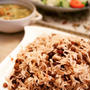 【Instagram】アダスポロ。レンズ豆とレーズンを米と一緒に炊くという日本では絶対に考えられない組み合わせだけど、食べてみると美味しい#イラン料理 #イラン #アダスポロ #レンズ豆 #レーズン#iranianfood #iran #adaspolo