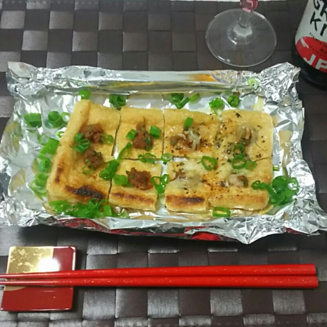 ☆お揚げネギ味噌焼き☆