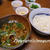 カレーそぼろつけ麺