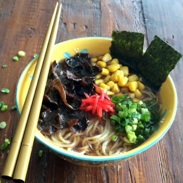 Vegan Shoyu Ramenきくらげ醤油ラーメン