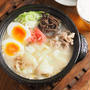 メシ通！ラーメンスープで豚骨水餃子鍋