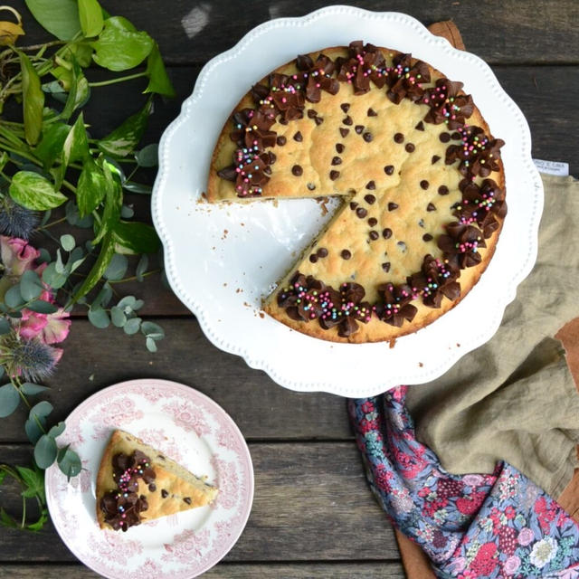 Chocolate Chip Cookie Cake チョコレートチップクッキーケーキ