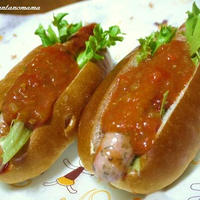 ＜ほんとにホットなホットドック☆タバスコRで＞