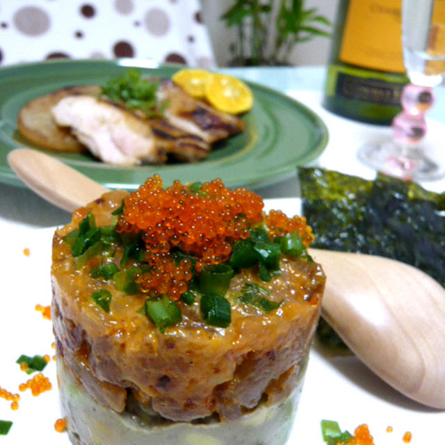 マグロとアボカドのタルタル☆+゜