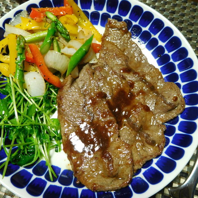 コストコのミスジ肉でフライパン焼肉 By Watakoさん レシピブログ 料理ブログのレシピ満載