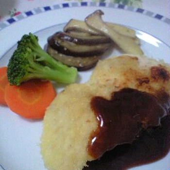 鶏ムネ肉のカツレツ