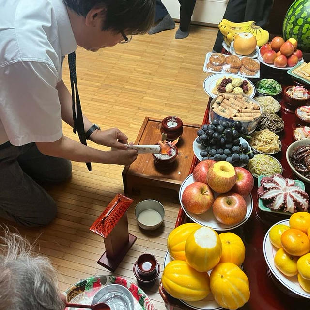 【韓国生活★チェサ】年に1度の我が家のチェサ_2024年