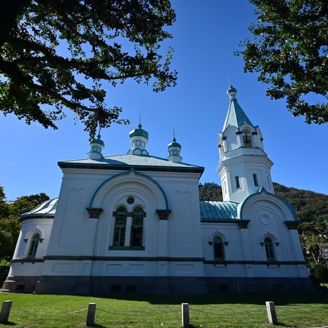 函館元町教会群八幡坂などを歩いてみたら