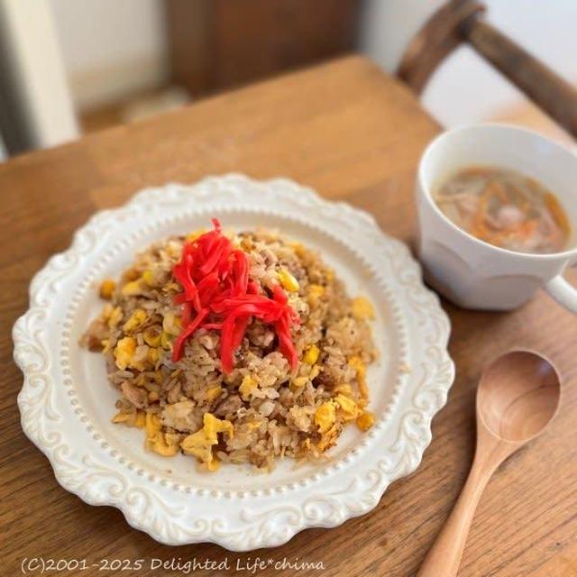 スタミナチャーハン・晩酌～食事記録