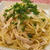 鶏ほぐし身の和風スパゲティ