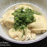 白だし巾着狐うどん