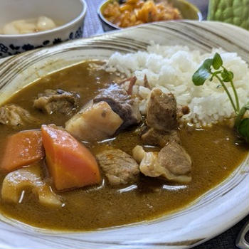 「カレーが食べたい」の夫「薄い」