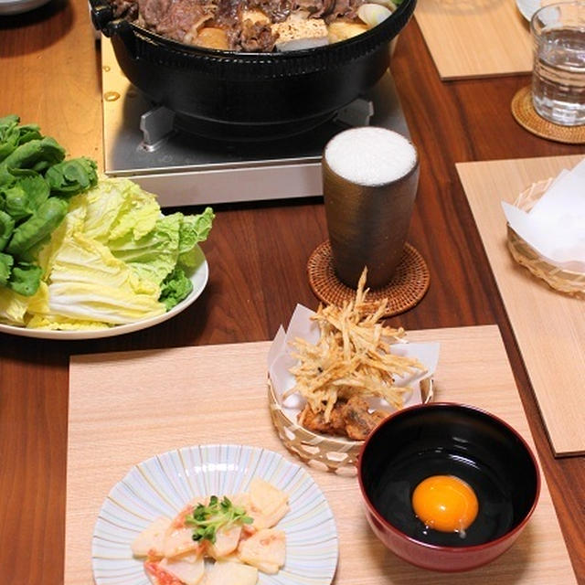 おうちで居酒屋　すきやきのおすすめの食べ方