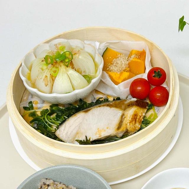 蒸した鰤がめちゃウマ♡