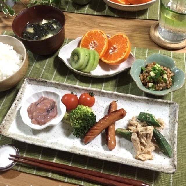 朝ごはんとお弁当♪…ご飯を計量してみた