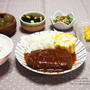 卯の花アレンジ「ヘルシーなＢＩＧハンバーグの晩御飯」