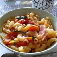 【レシピ】水なし！レンジで簡単トマトパスタ