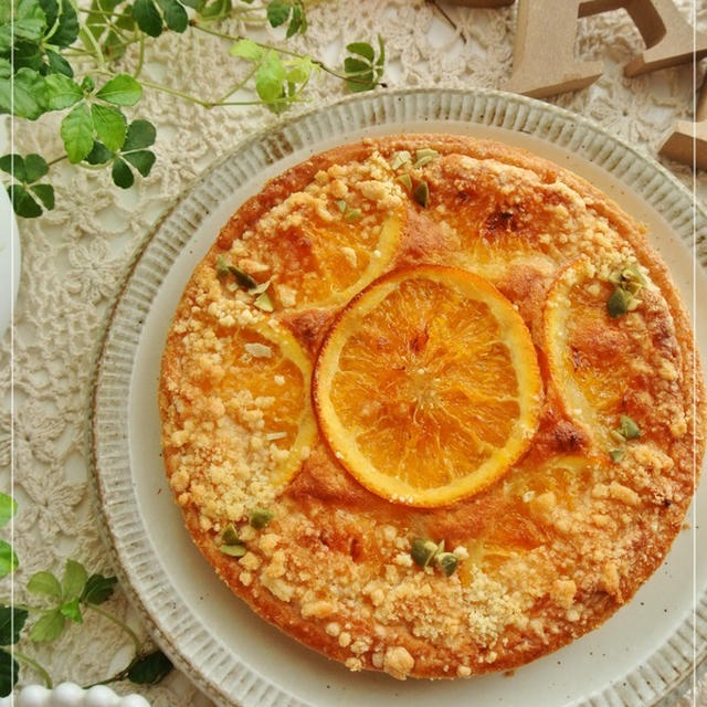 華やか♡オレンジクランブルタルト♡タルトリングとシルパンのこと。