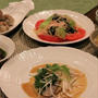 レシピ付き献立 白身魚の中華蒸し・青梗菜の中華サラダ・なすとピーマンの香味サラダ・シューマイ・中華スープ
