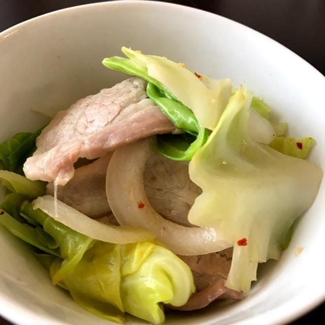 アジアンミックスでタイ風豚肉とキャベツの炒め物@香りソルト
