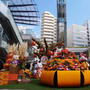 コムズガーデンのハロウィンディスプレイ