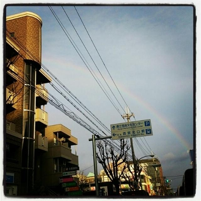 虹・・・♪