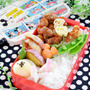 から揚げ粉のから揚げのお弁当＊＊