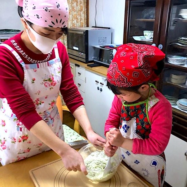 [開催報告]堺市南区＠ふっわふわ！抹茶でしっとり♪フライパンで作れる抹茶ミルクパン親子レッスン