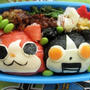 ジバニャンとロボニャンのお弁当（キャラ弁）