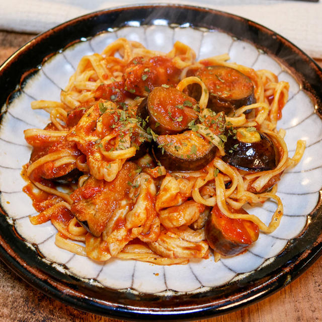 超絶簡単「茄子と鶏肉のトマトソースパスタ」&２泊3日で東京へ行ってきました