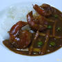 カレーハーフを使った海老と筍のカレー♪