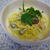 鮭ときのこの柚子こしょうクリームパスタ