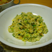 ツナねぎ卵のシンプル炒飯