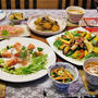 【ささやかな菜園野菜で収穫祭＾＾♪】一応おもてなし料理のつもり＞。！／プラカップ園芸も。